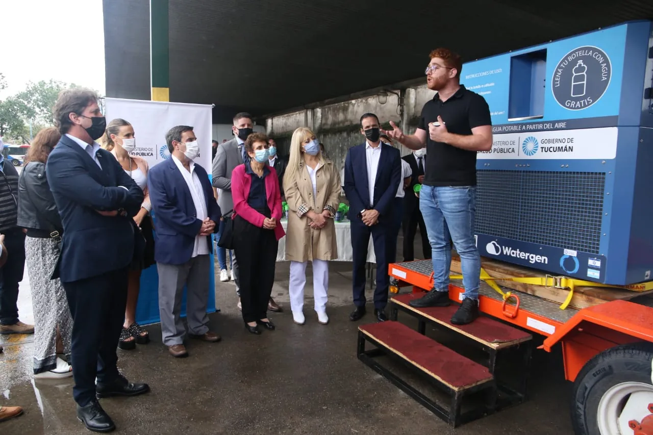Watergen atmospheric water generator in Tucumán, Argentina — field photo 4