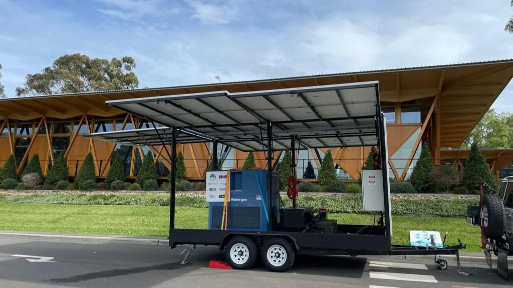 Watergen atmospheric water generator in Sydney, Australia — field photo 3