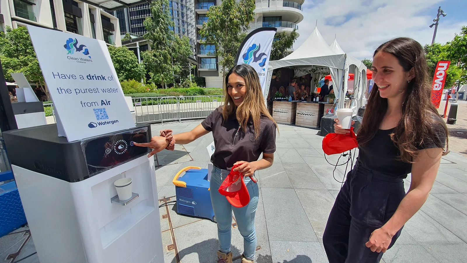 Watergen atmospheric water generator in Sydney, Australia — field photo 9