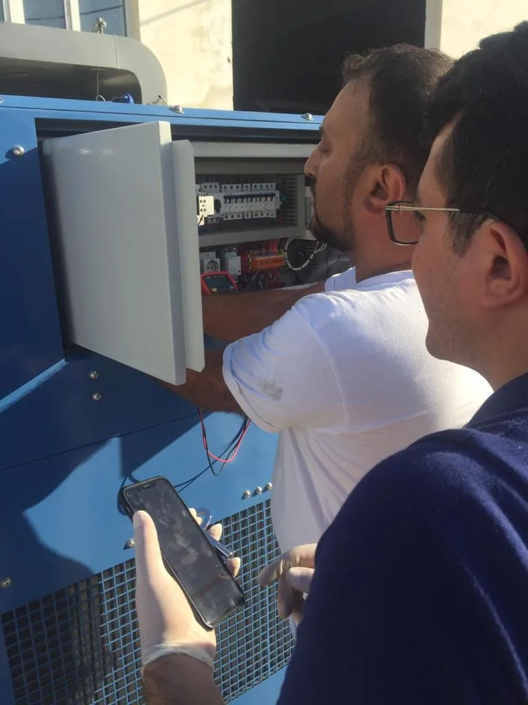 Watergen atmospheric water generator in Azerbaijan — field photo 4