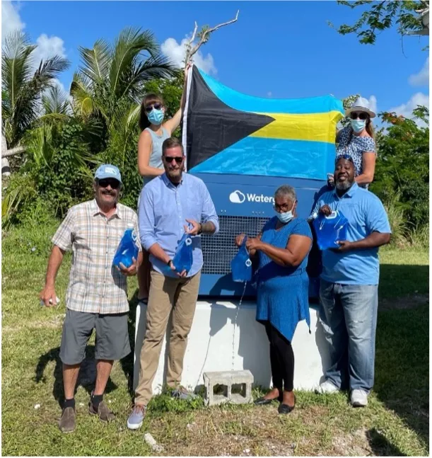 Watergen atmospheric water generator in Bahamas — field photo 5