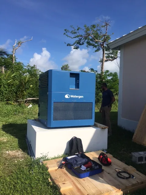 Watergen atmospheric water generator in Bahamas — field photo 6
