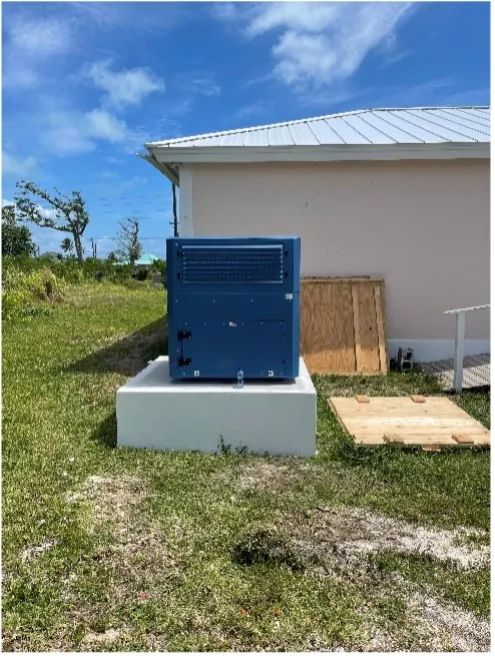 Watergen atmospheric water generator in Bahamas — field photo 8
