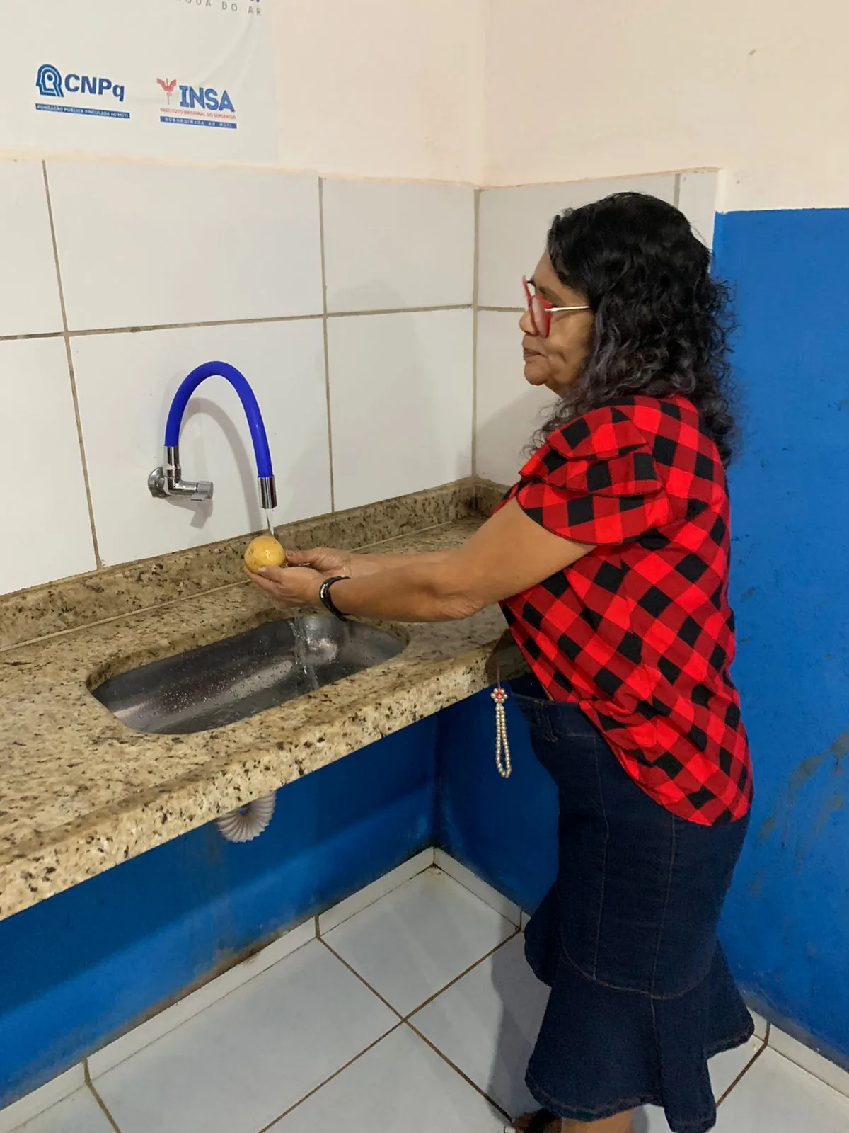 Watergen atmospheric water generator in João Câmara, Brazil — field photo 6