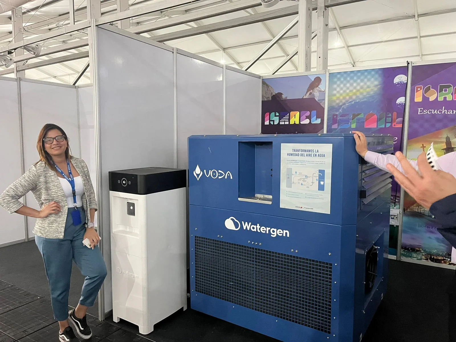 Watergen atmospheric water generator in Santiago, Chile — field photo 2