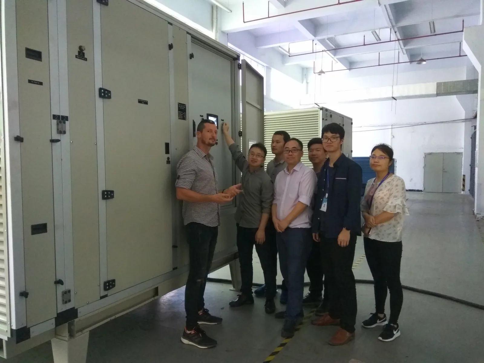 Watergen atmospheric water generator in China — field photo 1