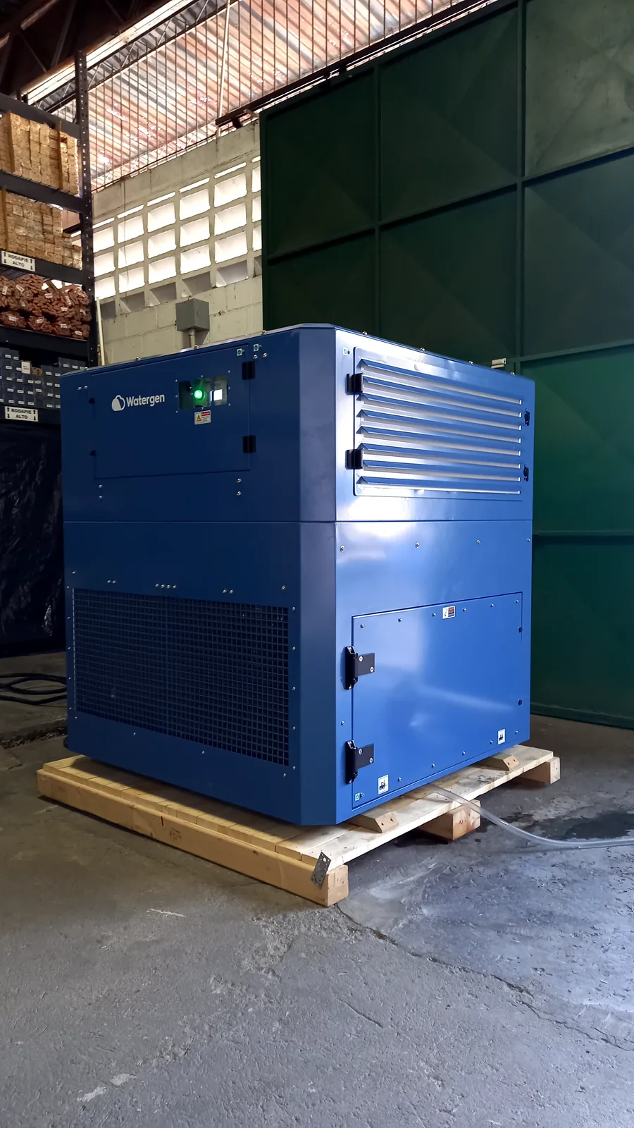 Watergen atmospheric water generator in Dominican Republic — field photo 1