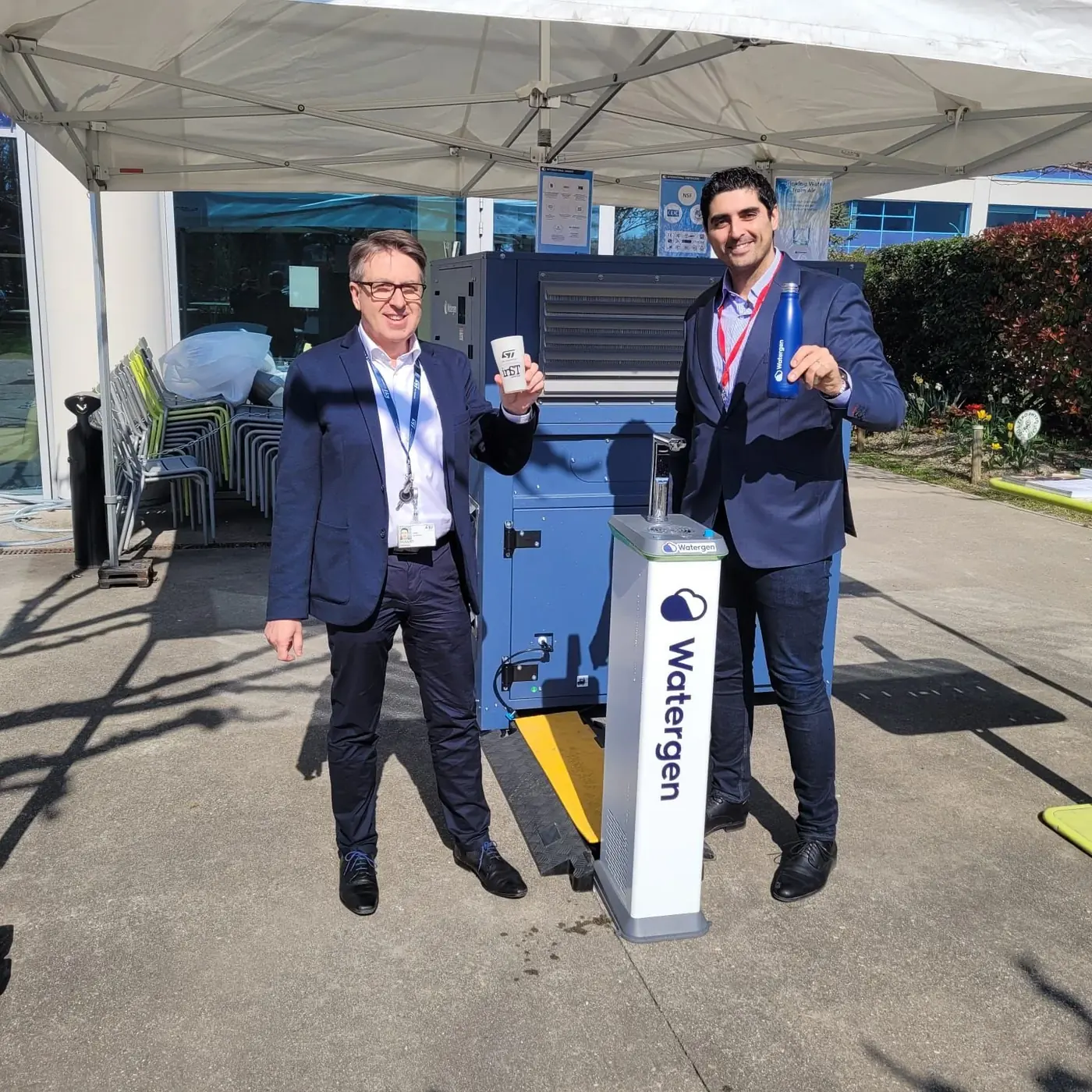 Watergen atmospheric water generator in Grenoble, France — field photo 7