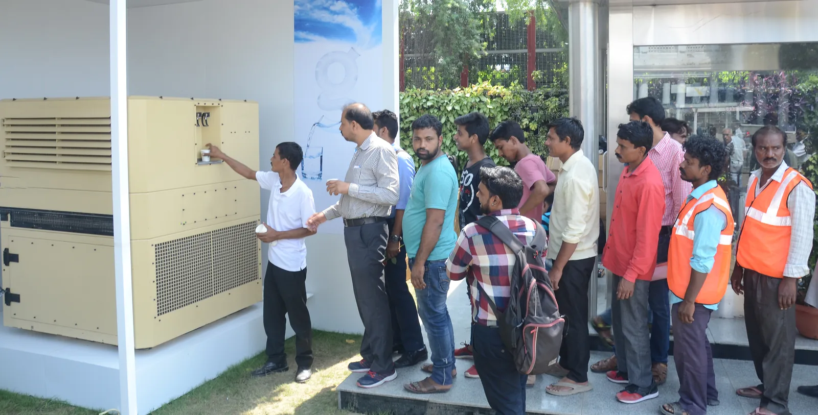 Watergen atmospheric water generator in New Delhi, India — field photo 4