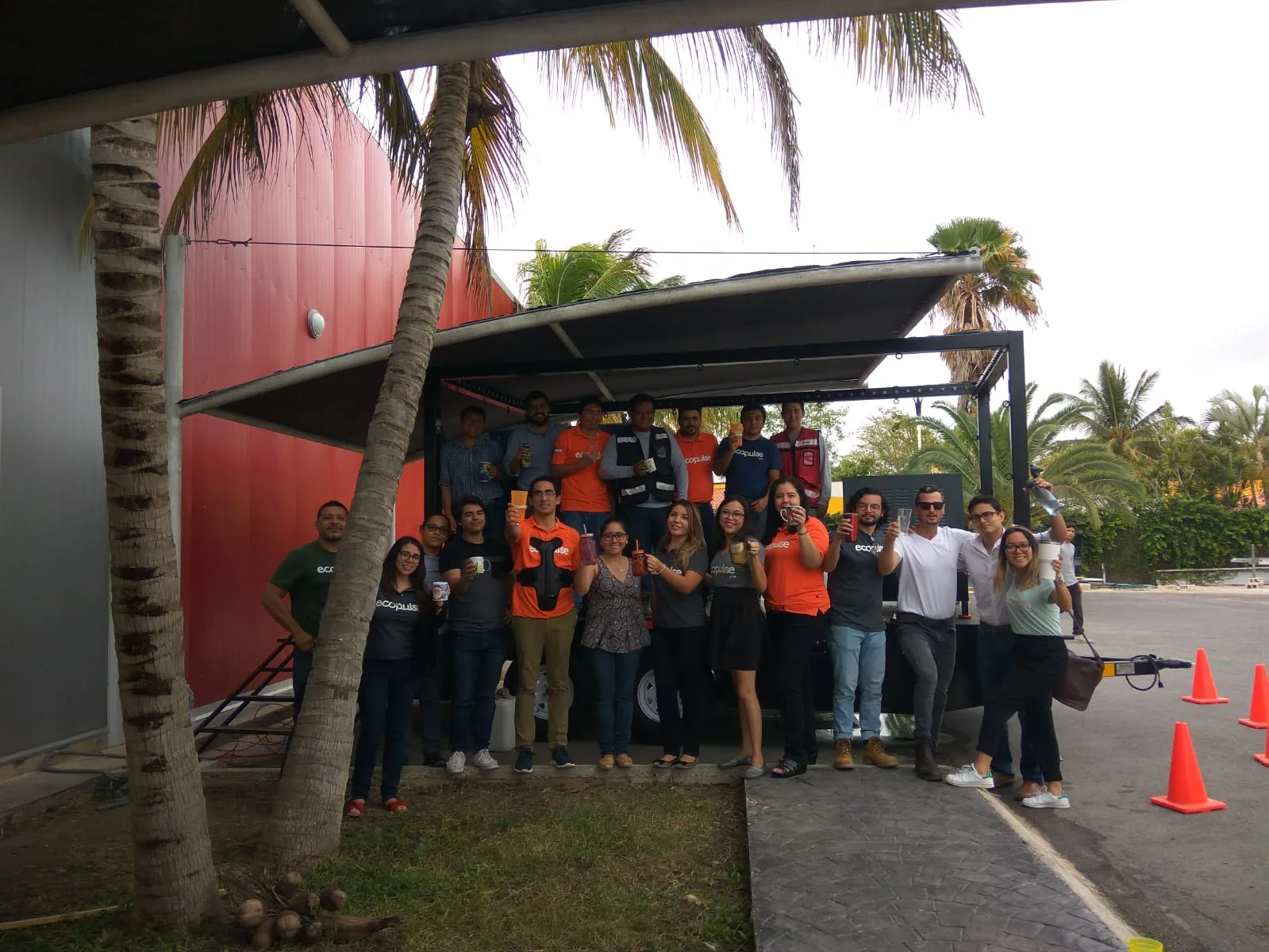Watergen atmospheric water generator in Mexico — field photo 1