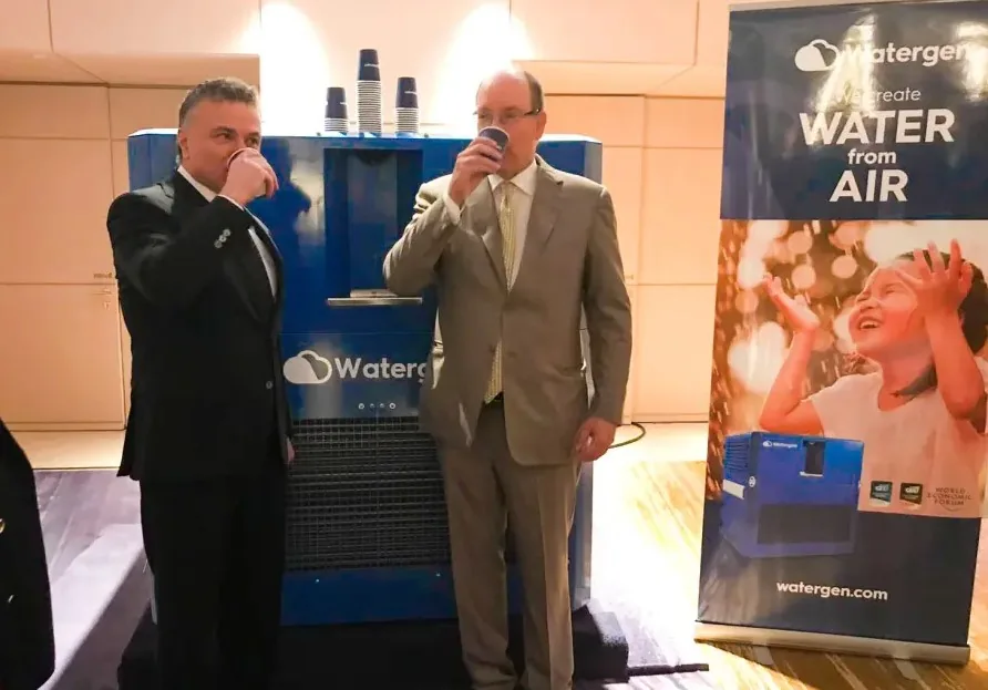 Watergen atmospheric water generator in Monaco — field photo 1
