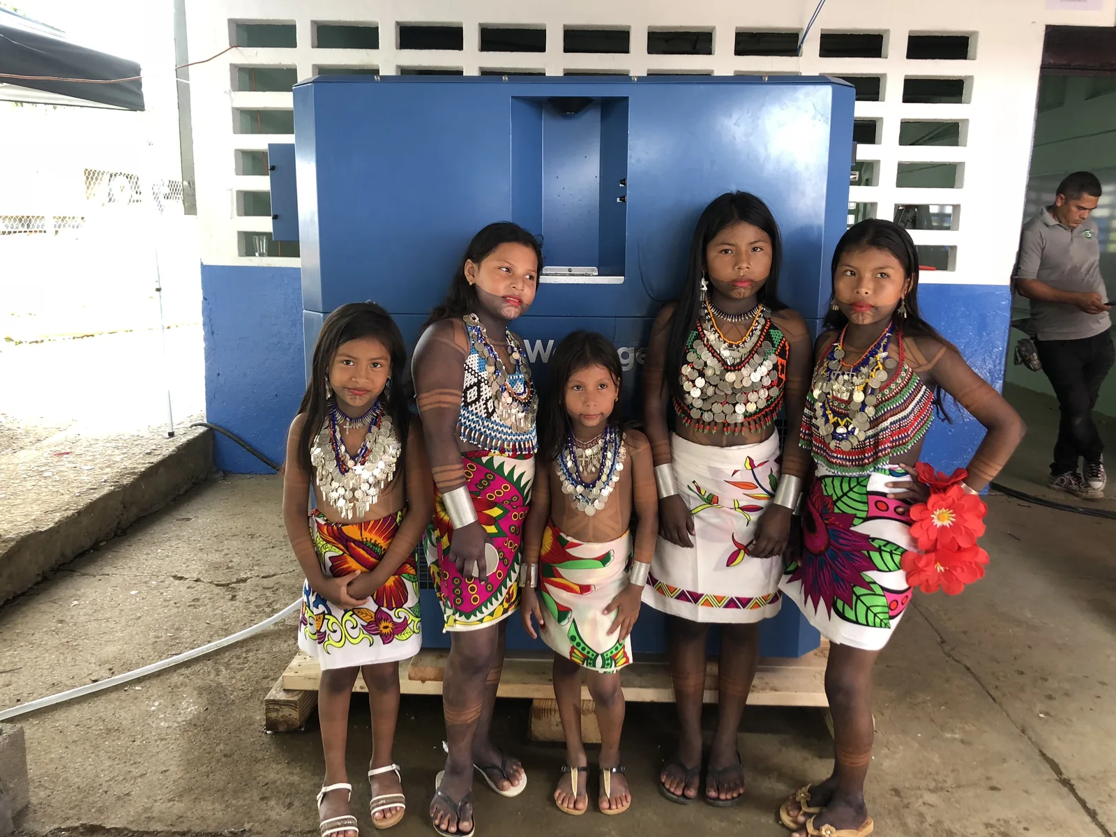 Watergen atmospheric water generator in Panama — field photo 1