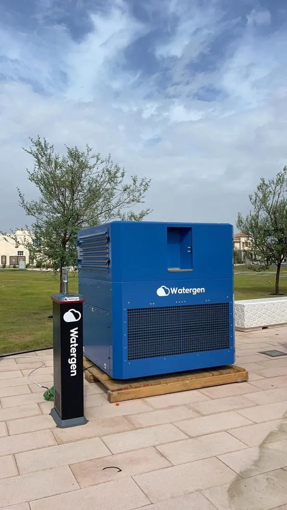 Watergen atmospheric water generator in United Arab Emirates — field photo 4
