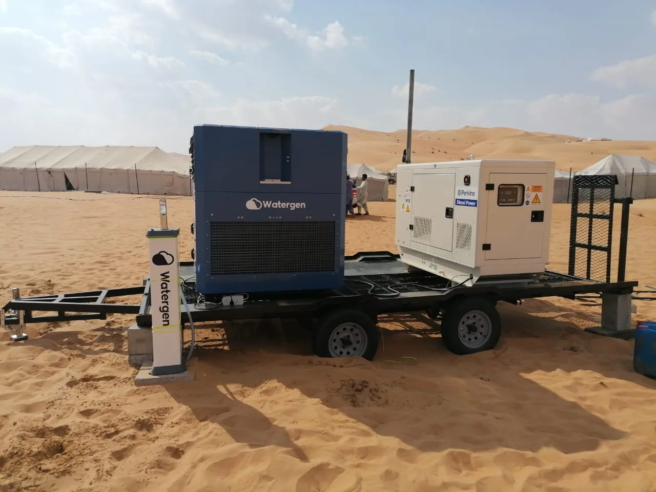 Watergen atmospheric water generator in United Arab Emirates — field photo 5