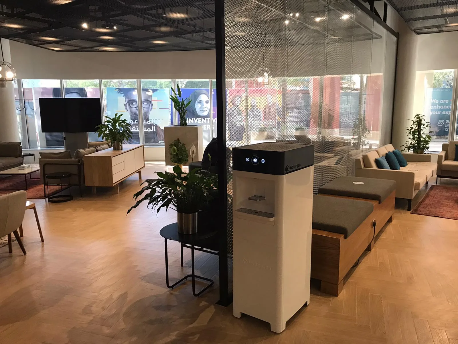 Watergen atmospheric water generator in United Arab Emirates — field photo 8