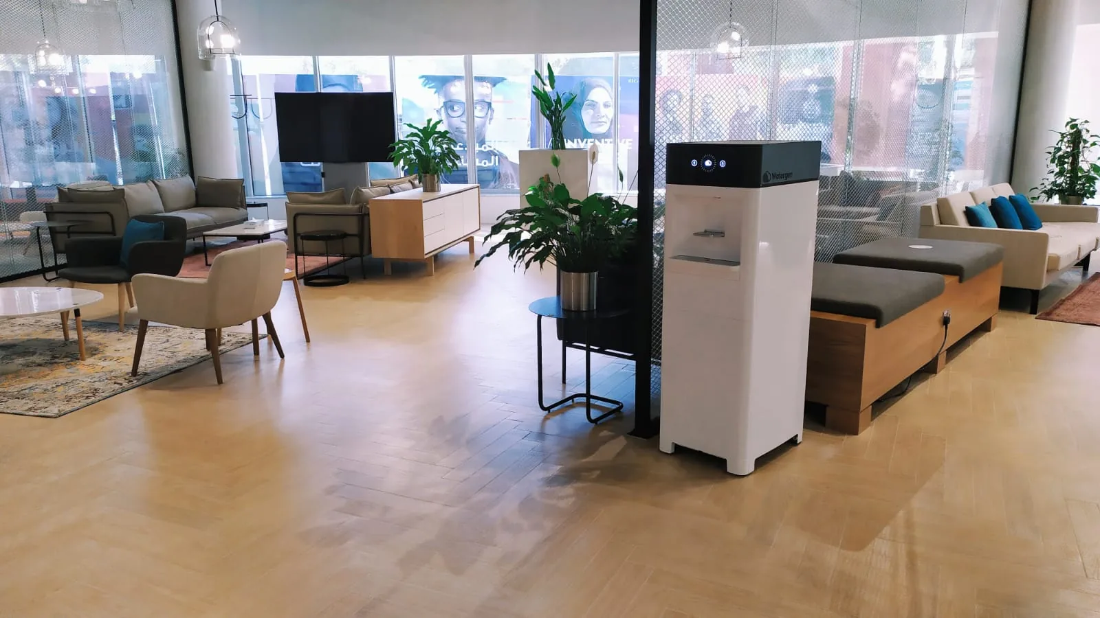Watergen atmospheric water generator in United Arab Emirates — field photo 9