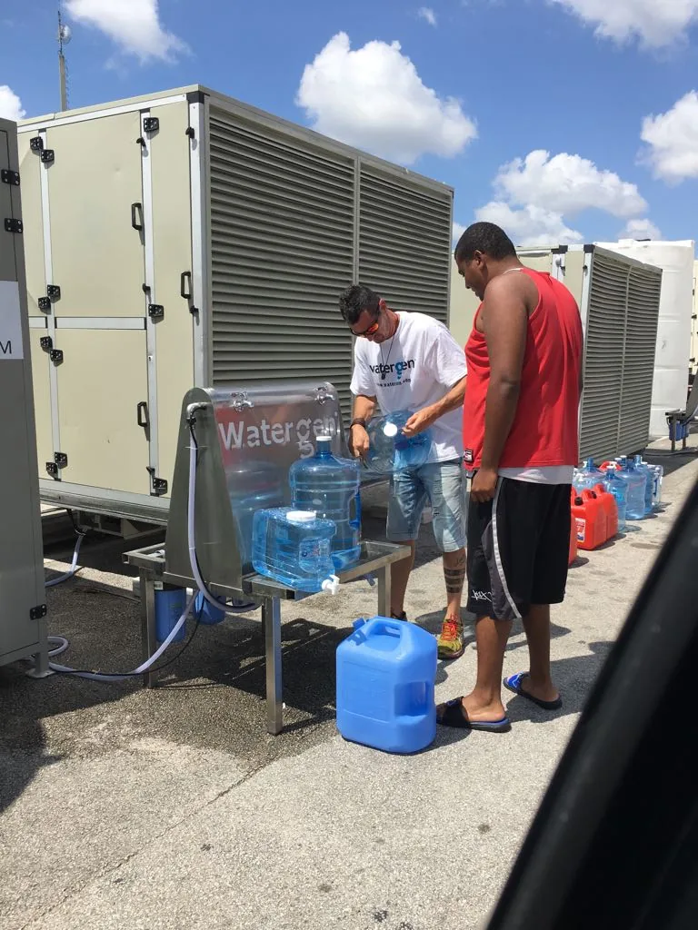 Watergen atmospheric water generator in Houston, Texas, United States — field photo 2