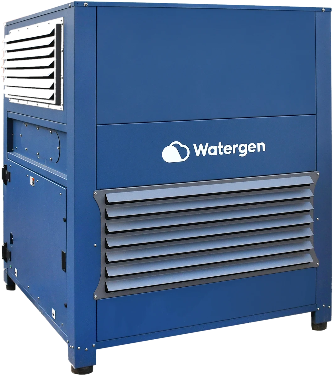 GEN-M Pro commercial atmospheric water generator, three-quarter view