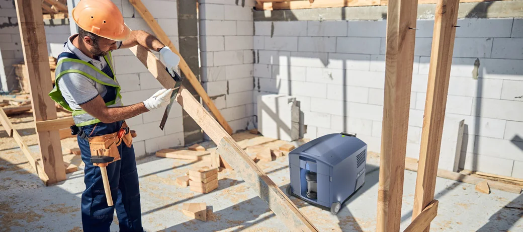 Mobile Box supplying water on a construction site