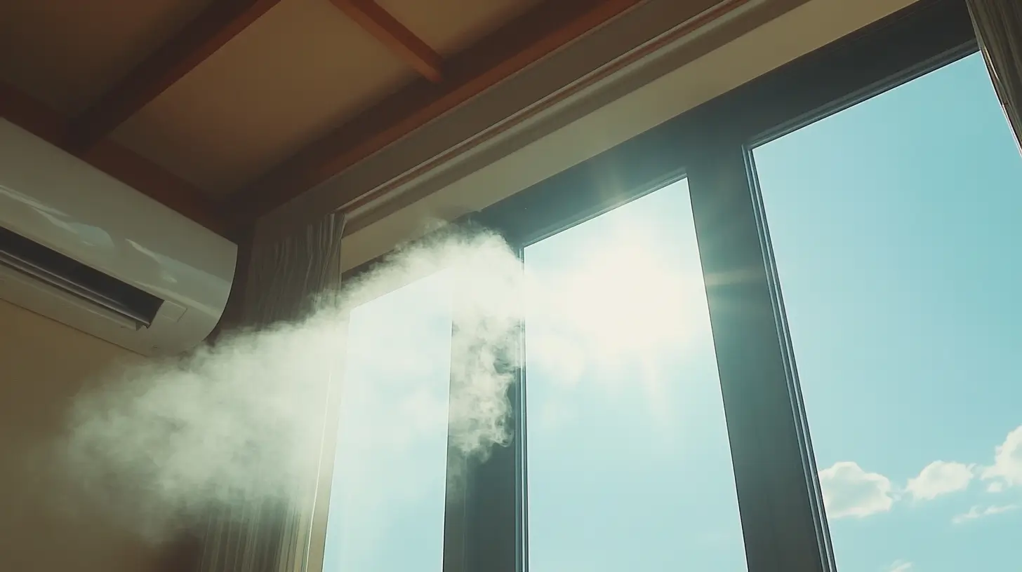 haribokoo_A_scene_of_ventilating_the_house_--ar_169_--v_6